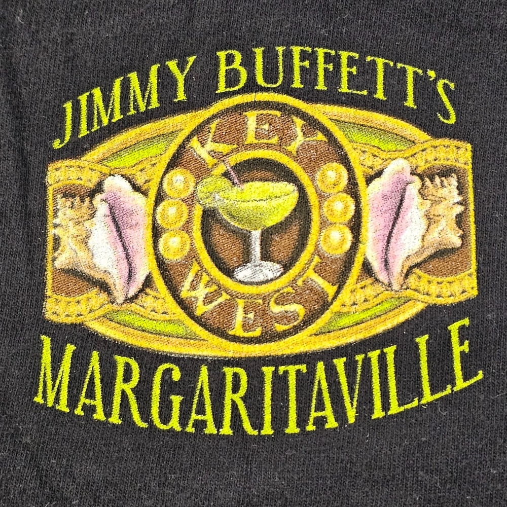 Margaritaville Key West Black Short Sleeve Cotton T-Shirt Men's 2XL - Picture 4 of 8